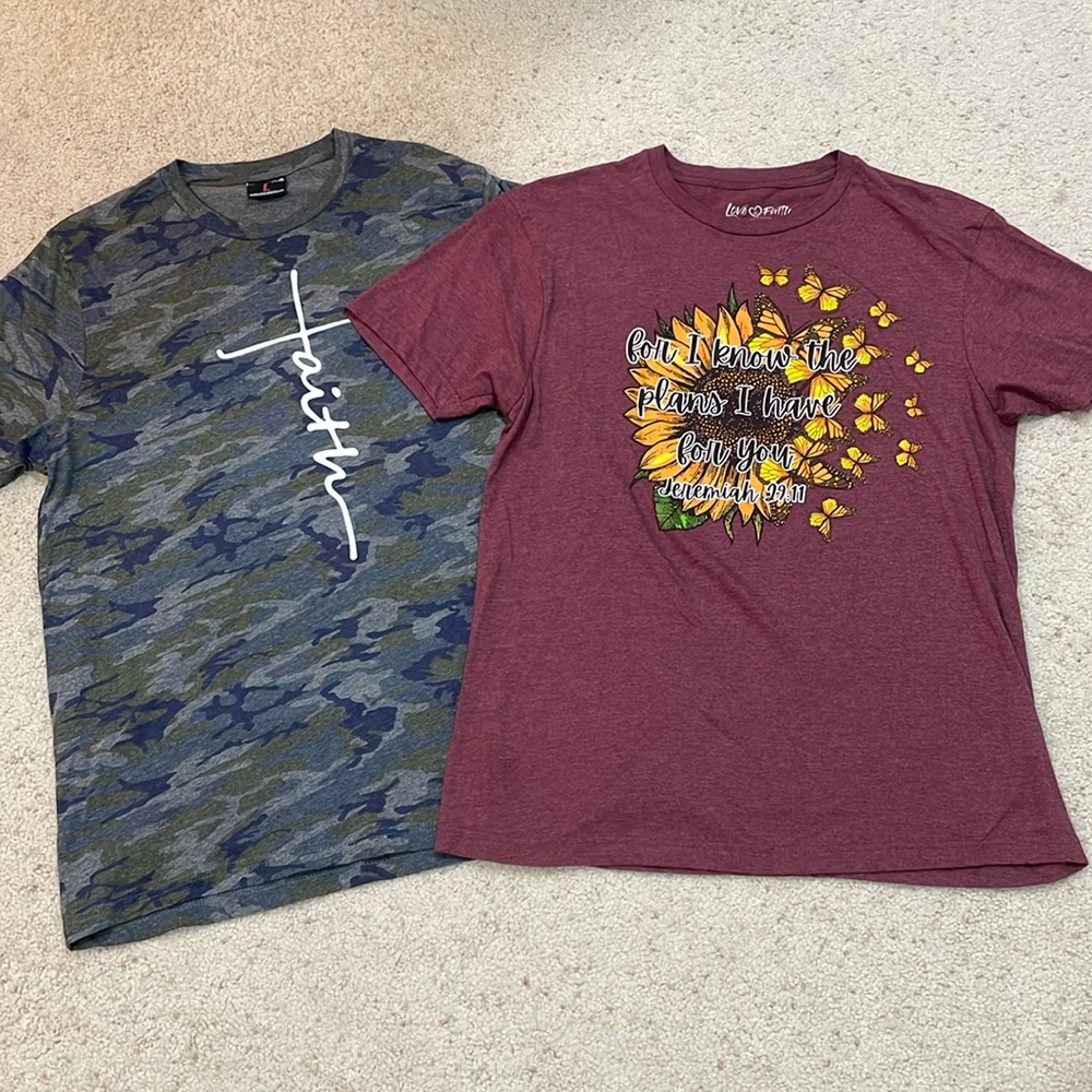 Love & Faith Christian T-Shirts ❤️🙏